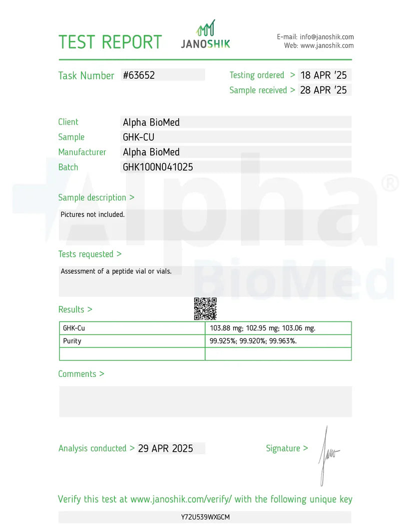GHK-Cu (100mg)