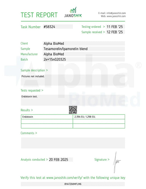2X Blend Tesamorelin (10mg) / Ipamorelin (5mg)
