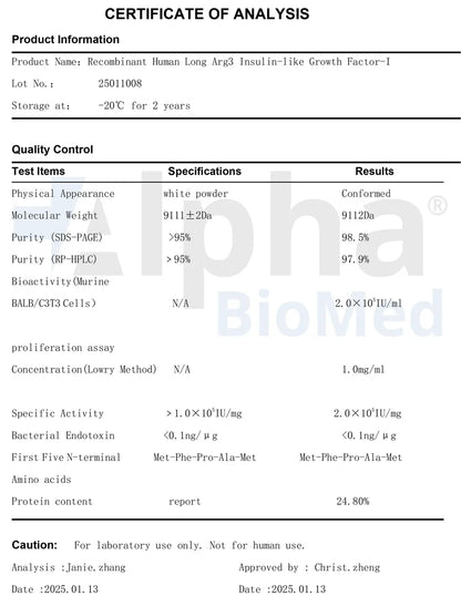 IGF-1 LR3 (1mg)