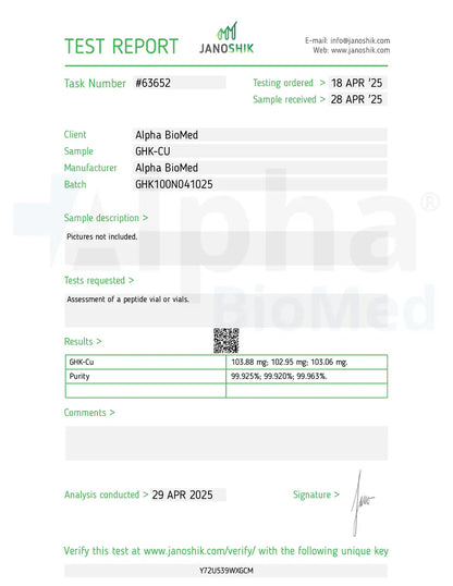 GHK-Cu (100mg)