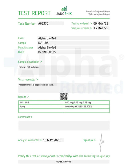 IGF-1 LR3 (1mg)