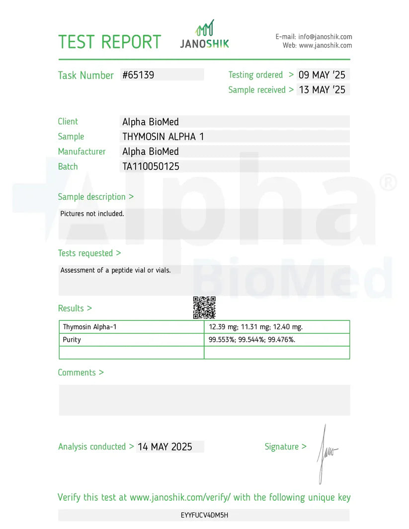 Thymosin Alpha 1 (TA1) (5mg)