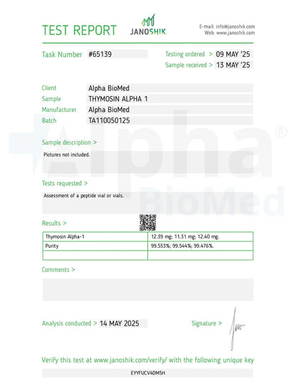 Thymosin Alpha 1 (TA1) (5mg)
